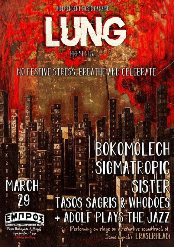 29/3 21:00 Lung Fanzine Festival // NO Festive Stress, Breathe and Celebrate